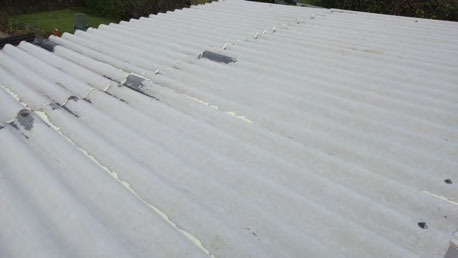 Faserzement, Asbest, Purelastik, Dachsanierung, Flachdach, Flachdachsanierung, Fl&uuml;ssigkunststoff, Garage abdichten, sanieren, abichten, selber machen, Dachabdichtung, Vulkem, Mariseal, Bungalow, Purelastik, Armierungsvlies, Balkonsanierung, Flachdachabdichtung